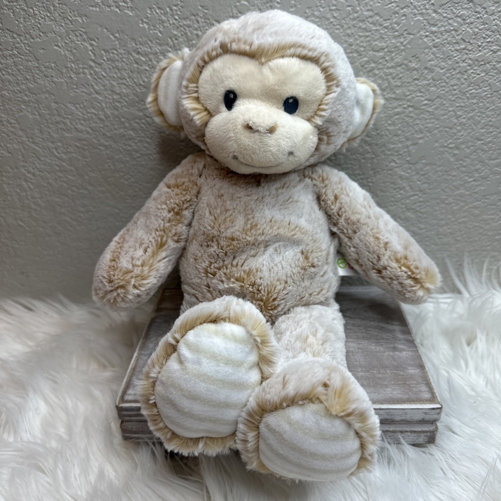 $15 🌙 Ebba Cuddlers Marlow Monkey Plush Toy Stuffed Animal 14" Kids Aurora